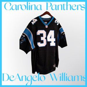 Men's NIKE DeAngelo Williams Carolina Panthers Game Jersey - XL KEEP POUNDING